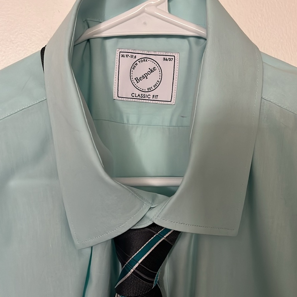 Men’s dress shirt with tie - Picture 7 of 8